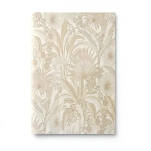German Wallpaper Leaf-patterned Design 10 x 0.53 m Beige