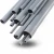 UPVC Pipes Al-Rajhi Nominal Pressure 2 Bar Outside Diameter 140 mm Thickness 1.8 mm Gray Colour