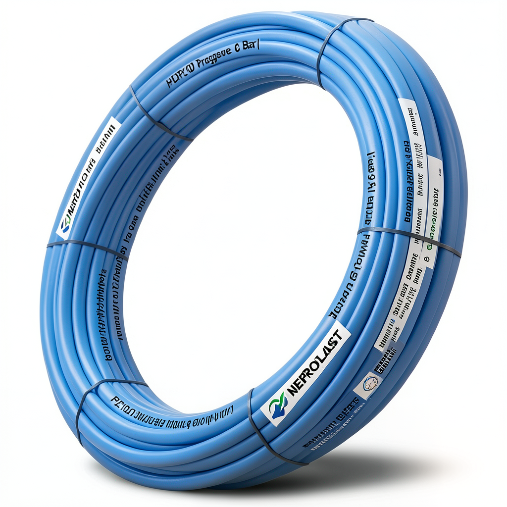 HDPE Pipes PE 100 Pressure 6 Bar Outside Diameter 90 mm Thickness 3.3 mm Blue | NEPROPLAST