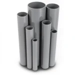 UPVC Pipes 12 Bar Pressure 60.5 mm Diameter 3.7 mm Thickness Gray