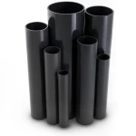 UPVC Pipes 12 Bar Pressure 60.5 mm OD 3.7 mm Thickness Black