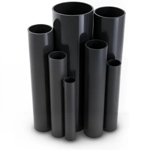مواسير UPVC ضغط 12 بار قطر خارجي 60.5 مم سمك 3.7 مم لون اسود