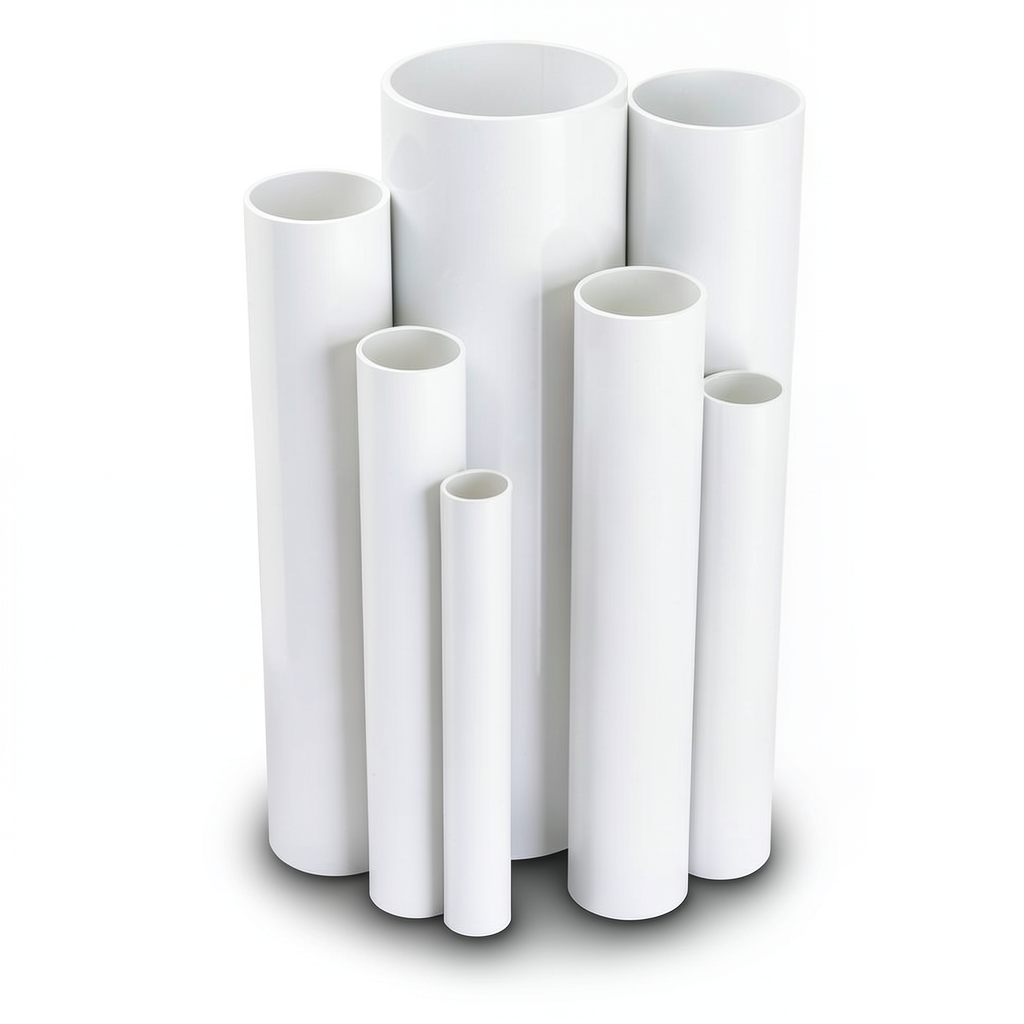 مواسير UPVC ضغط اسمي 16 بار قطر خارجي 16 مم سمك 1.2 مم لون أبيض