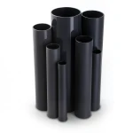 مواسير UPVC ضغط 15 بار قطر خارجي 60.2 مم سمك 3.9 مم لون اسود