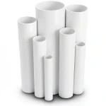 مواسير UPVC ضغط اسمي 16 بار قطر خارجي 20 مم سمك 1.5 مم لون أبيض