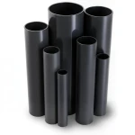 مواسير UPVC ضغط اسمي 15 بار قطر خارجي 60.5 مم سمك 4.5 مم لون اسود