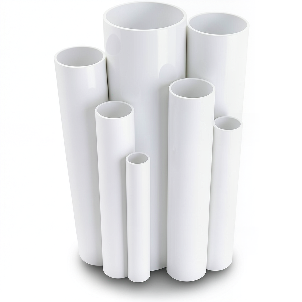 UPVC Pipes Nominal Pressure 12 Bar Outside Diameter 48.4 mm Thickness 3 mm White