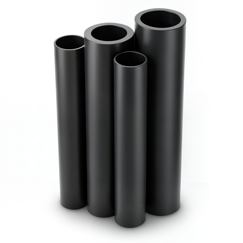 مواسير HDPE الراجحي PE 80 ضغط 16 بار قطر 160 مم سمك 17.9 مم لون أسود