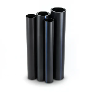 مواسير HDPE PE 100 ضغط 20 بار قطر خارجي 160 مم سمك 17.9 مم لون أسود