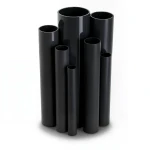 مواسير UPVC ضغط اسمي 12 بار قطر خارجي 48.4 مم سمك 3 مم لون اسود