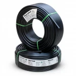 أنابيب HDPE نيبروبلاست PE 80 ضغط 3.2 بار قطر خارجي 63 مم سمك 1.8 مم لون اسود
