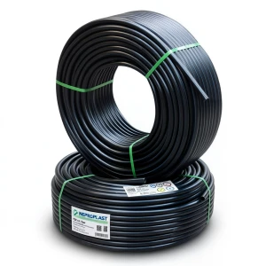 أنابيب HDPE PE 100 ضغط 12.5 بار قطر خارجي 20 مم سمك 1.8 مم لون أسود | نيبروبلاست