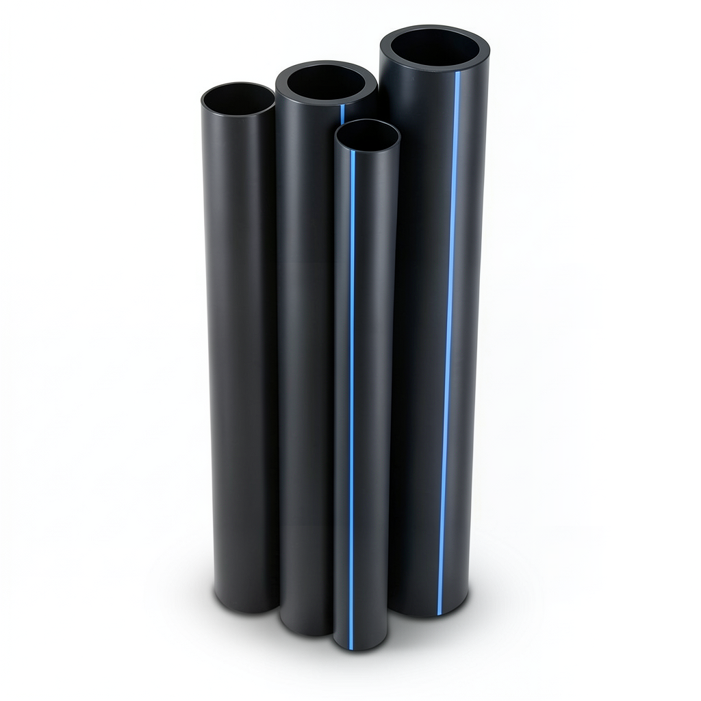 مواسير HDPE نيبروبلاست PE 100 ضغط 6 بار قطر خارجي 500 مم سمك 18.2 مم لون اسود | نيبروبلاست