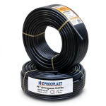 أنابيب HDPE PE 100 ضغط 12.5 بار قطر خارجي 25 مم سمك 1.9 مم لون أسود | نيبروبلاست