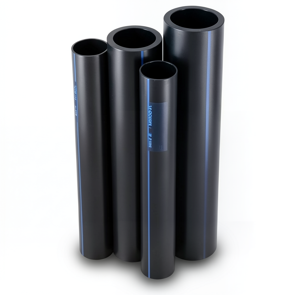 مواسير HDPE PE 100 ضغط 6 بار قطر خارجي 560 مم سمك 20.3 مم لون اسود | نيبروبلاست