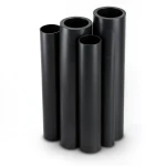 مواسير HDPE PE 100 ضغط 20 بار قطر خارجي 200 مم سمك 22.4 مم لون أسود