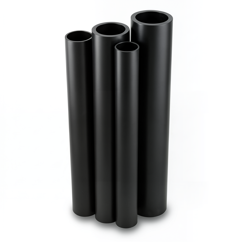 Al-Rajhi HDPE Pipes PE 80 Pressure 16 Bar Outside Diameter 225 mm Thickness 25.2 mm Black