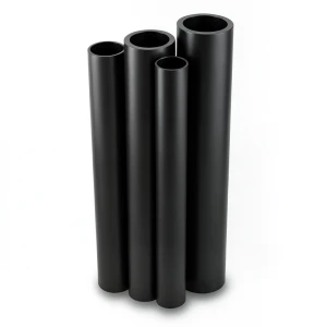 مواسير HDPE الراجحي PE 80 ضغط 16 بار قطر خارجي 225 مم سمك 25.2 مم أسود