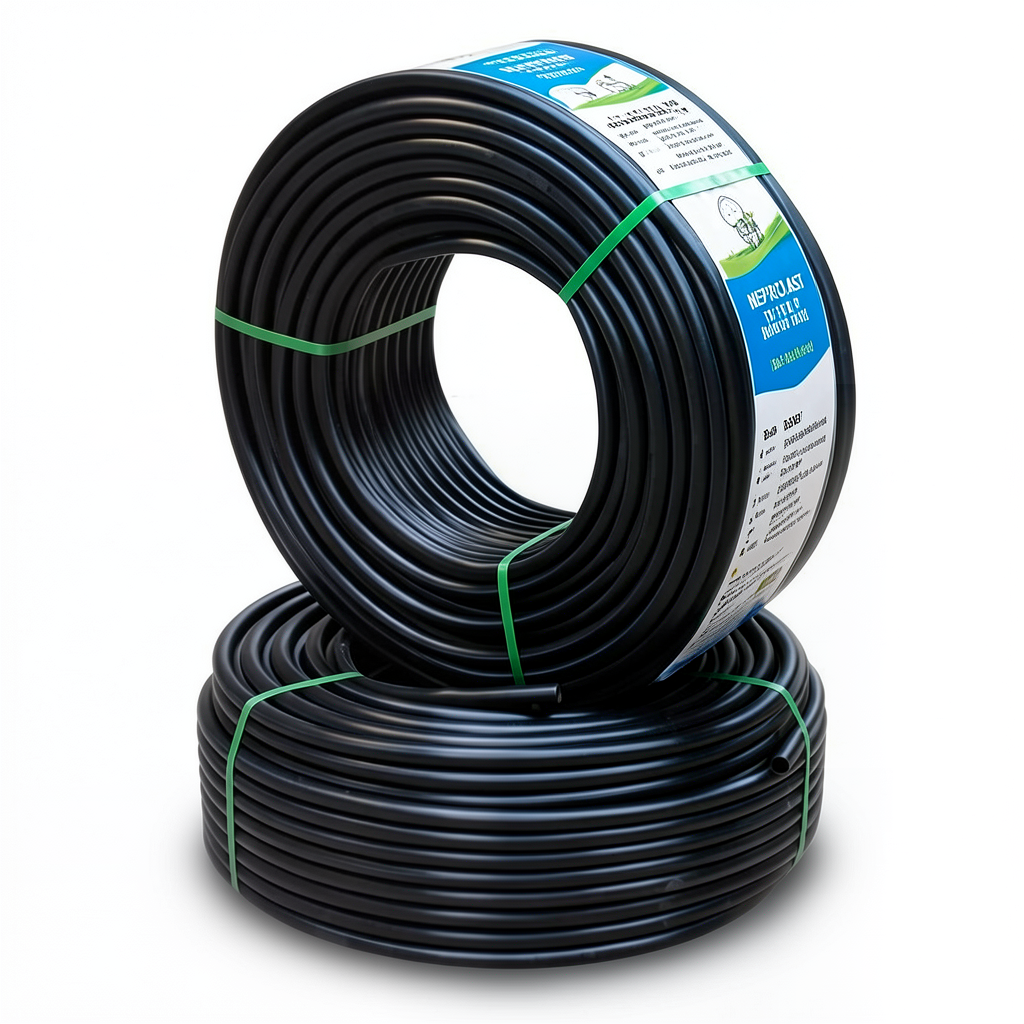 HDPE Pipes PE 100 Pressure 12.5 Bar 32 mm Diameter 2.4 mm Thickness Black | NEPROPLAST
