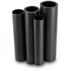 مواسير HDPE PE 80 ضغط 16 بار قطر خارجي 250 مم سمك 27.9 مم لون أسود