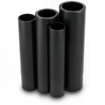 مواسير HDPE PE 100 ضغط 20 بار قطر خارجي 250 مم سمك 27.9 مم لون أسود