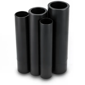 مواسير HDPE PE 100 ضغط 20 بار قطر خارجي 250 مم سمك 27.9 مم لون أسود