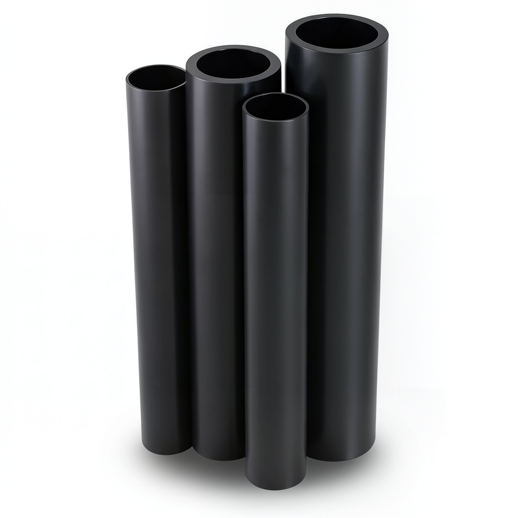 مواسير HDPE الراجحي PE 100 ضغط 20 بار قطر خارجي 280 مم سمك 31.3 مم لون أسود