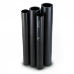 مواسير HDPE نيبروبلاست PE 100 ضغط 4 بار قطر خارجي 200 مم سمك 4.9 مم لون اسود