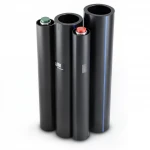 مواسير HDPE نيبروبلاست PE 100 ضغط 4 بار قطر خارجي 280 مم سمك 6.9 مم لون اسود
