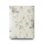 Italian wall covering, pale beige color, length 10 m, width 1.06 m, model 7628