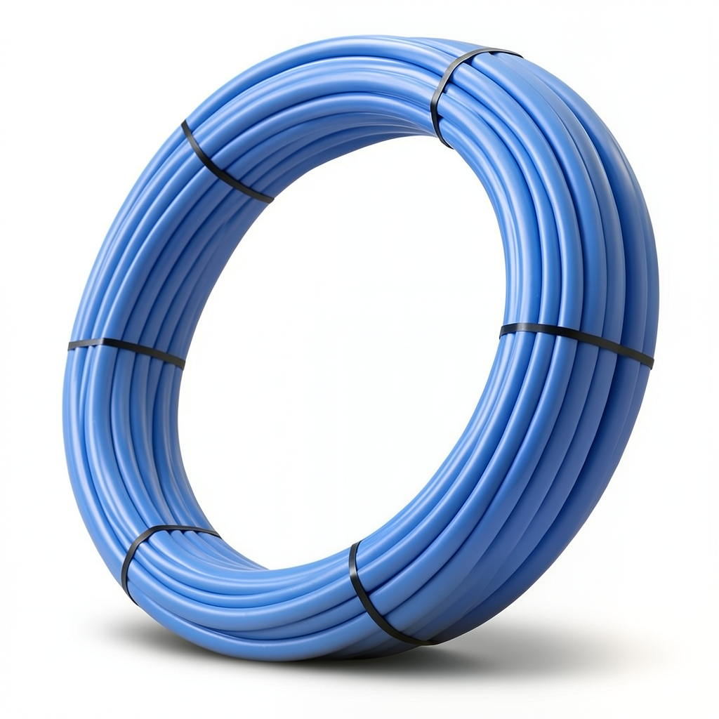 أنابيب HDPE PE 100 ضغط 6 بار قطر خارجي 50 مم سمك 1.9 مم لون أزرق | نيبروبلاست