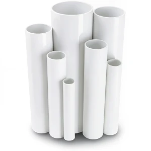 مواسير UPVC ضغط اسمي 16 بار قطر خارجي 20 مم سمك 1.5 مم لون أبيض