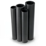 مواسير HDPE PE 100 ضغط 20 بار قطر خارجي 355 مم سمك 39.7 مم لون أسود