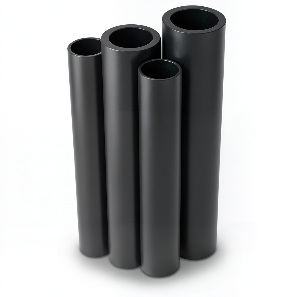 HDPE Pipes PE 100 Pressure 20 Bar Outside Diameter 355 mm Thickness 39.7 mm Black
