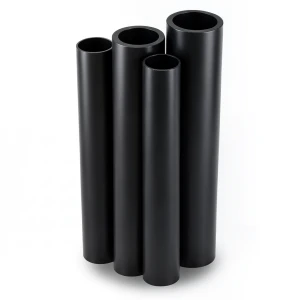 مواسير HDPE PE 100 ضغط 20 بار قطر خارجي 160 مم سمك 17.9 مم لون أسود