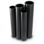 مواسير HDPE PE 80 ضغط 16 بار قطر خارجي 450 مم سمك 50.3 مم لون أسود