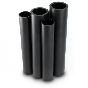 مواسير HDPE PE 80 ضغط 16 بار قطر خارجي 450 مم سمك 50.3 مم لون أسود