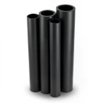 مواسير HDPE PE 80 ضغط 16 بار قطر خارجي 200 مم سمك 22.4 مم لون أسود