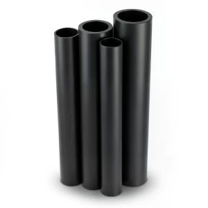 مواسير HDPE PE 80 ضغط 16 بار قطر خارجي 200 مم سمك 22.4 مم لون أسود