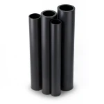 مواسير HDPE PE 100 ضغط 20 بار قطر خارجي 200 مم سمك 22.4 مم لون أسود