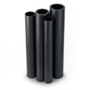 HDPE Pipes PE 100 Pressure 20 Bar Outside Diameter 200 mm Thickness 22.4 mm Black