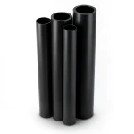 مواسير HDPE PE 80 ضغط 16 بار قطر خارجي 250 مم سمك 27.9 مم لون أسود