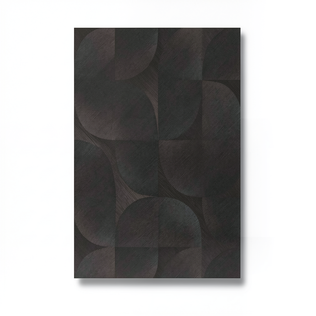 Geometric Wallpaper 10x0.53 m Dark Brown, Model 10392-15
