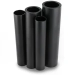مواسير HDPE PE 100 ضغط 20 بار قطر خارجي 250 مم سمك 27.9 مم لون أسود