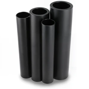 HDPE Pipes PE 100 Pressure 20 Bar Outside Diameter 250 mm Thickness 27.9 mm Black