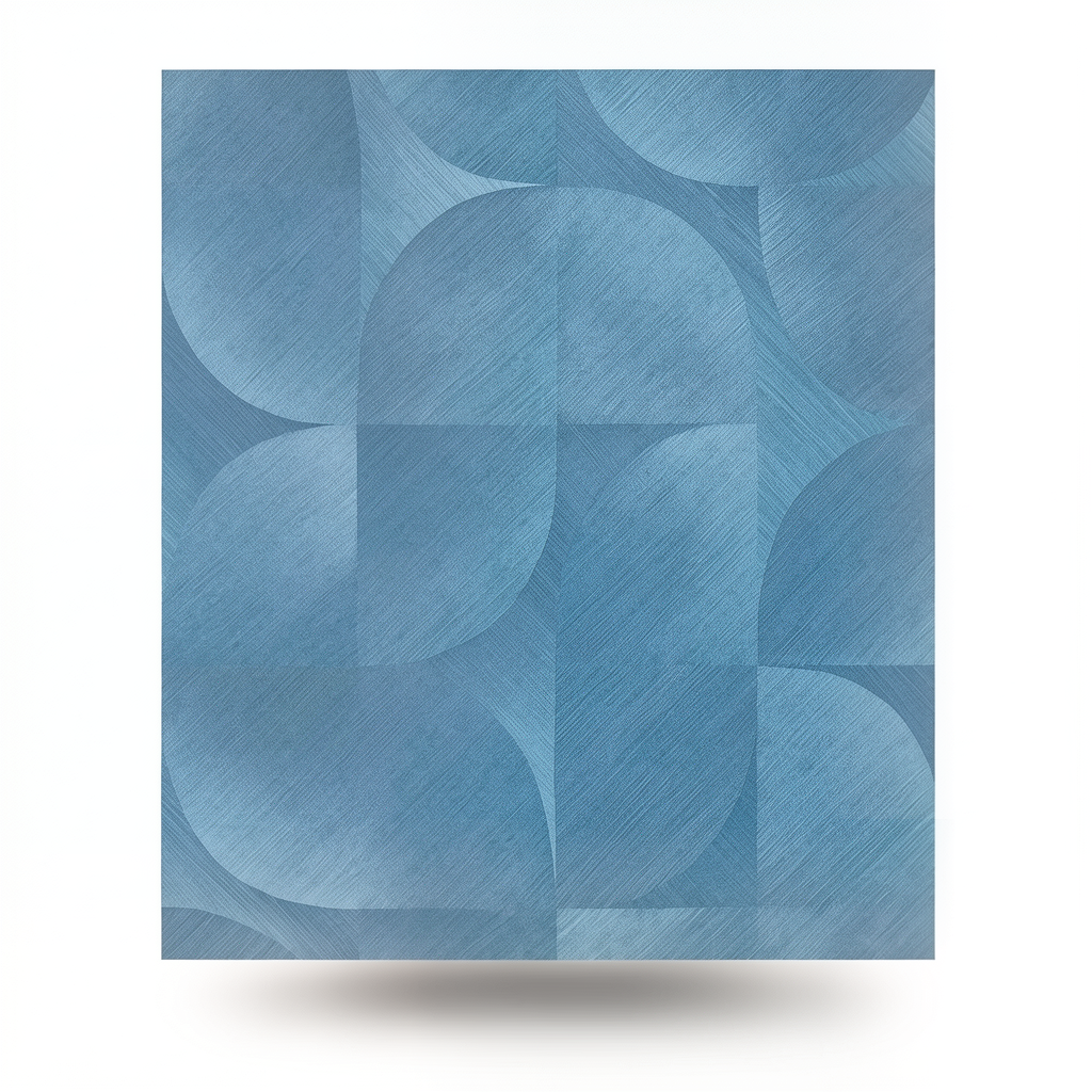 Geometric Wallpaper 10x0.53 m Blue, Model 10392-19