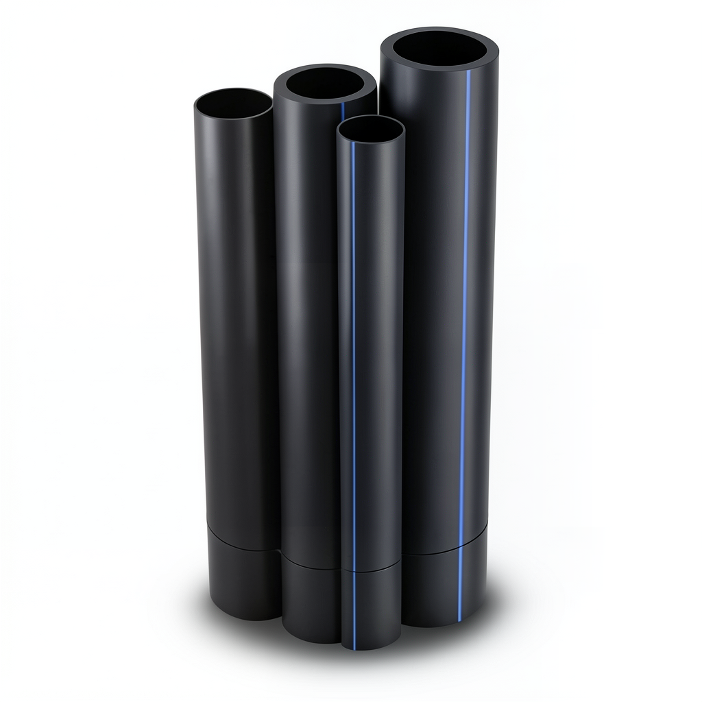 مواسير HDPE الراجحي PE 100 ضغط 20 بار قطر خارجي 280 مم سمك 31.3 مم لون أسود