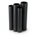 مواسير HDPE PE 80 ضغط 16 بار قطر خارجي 400 مم سمك 44.7 مم لون أسود