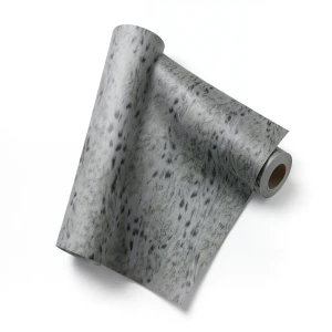 Italian Wallpaper Patterned Design 10mx0.70m, Gray Color, Model 14067