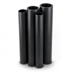 مواسير HDPE PE 100 ضغط 20 بار قطر خارجي 400 مم سمك 44.7 مم لون أسود